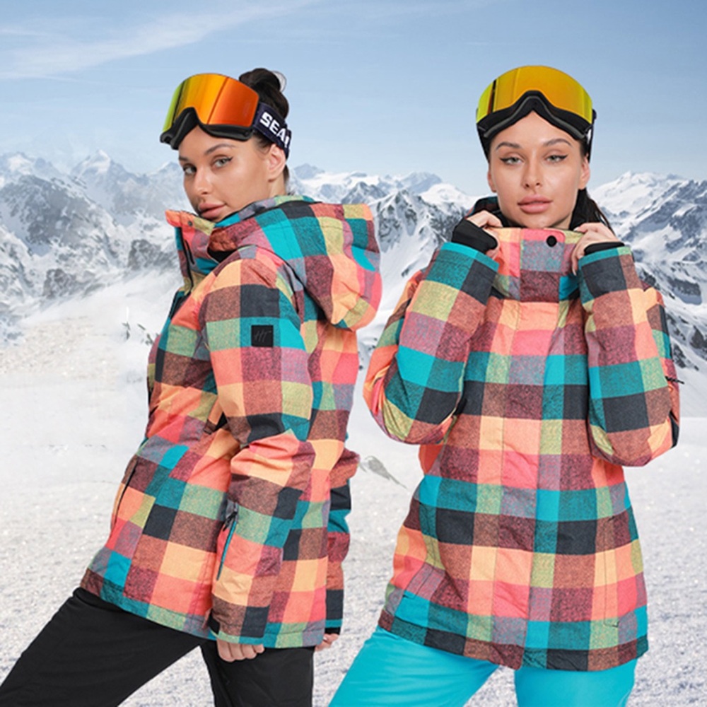 Women's Multicolor Plaid Jacket